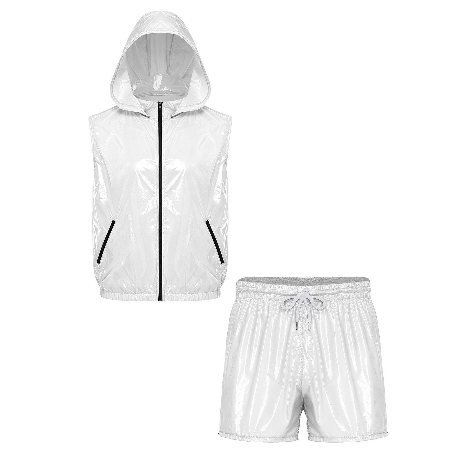 Fitness & Nutrition Lab - Wasserdichter Trainingsanzug für Herren, lässiges Sport-Outfit,