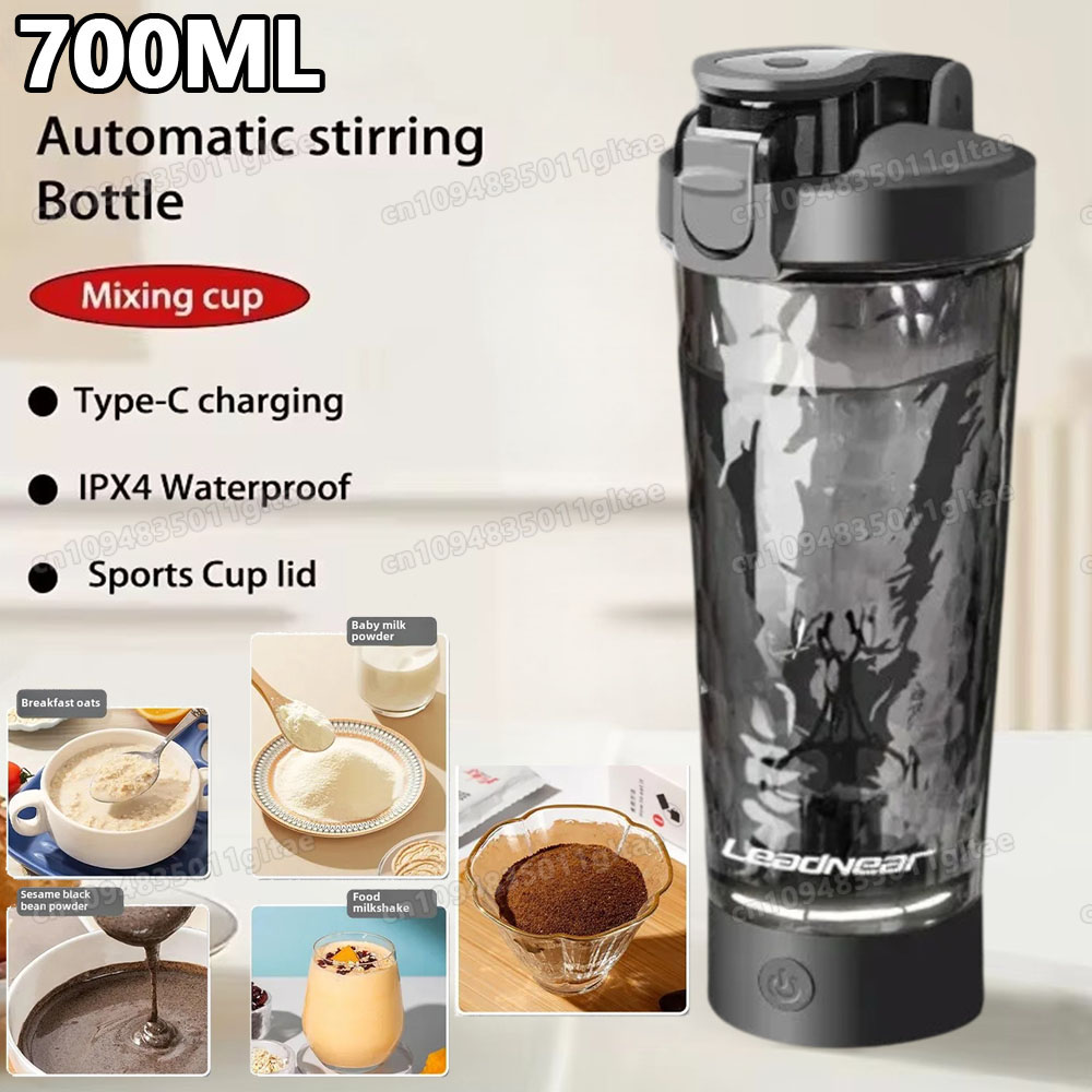 Protein Shaker Bottle - Neu: Elektrischer Proteinpulver-Mischbecher, Automatischer Shaker, Mixer-Flasche,