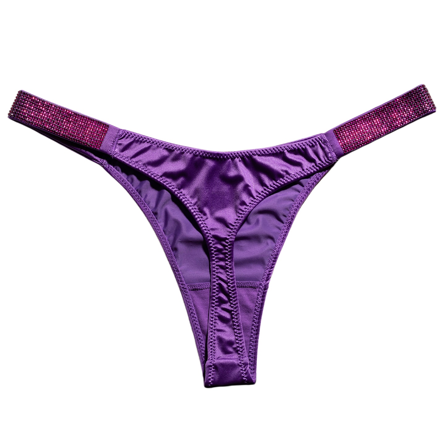 Fitness & Nutrition Lab - Sexy Damen-Slips mit Strass-Diamanten, G-String, Sport-Tanga,