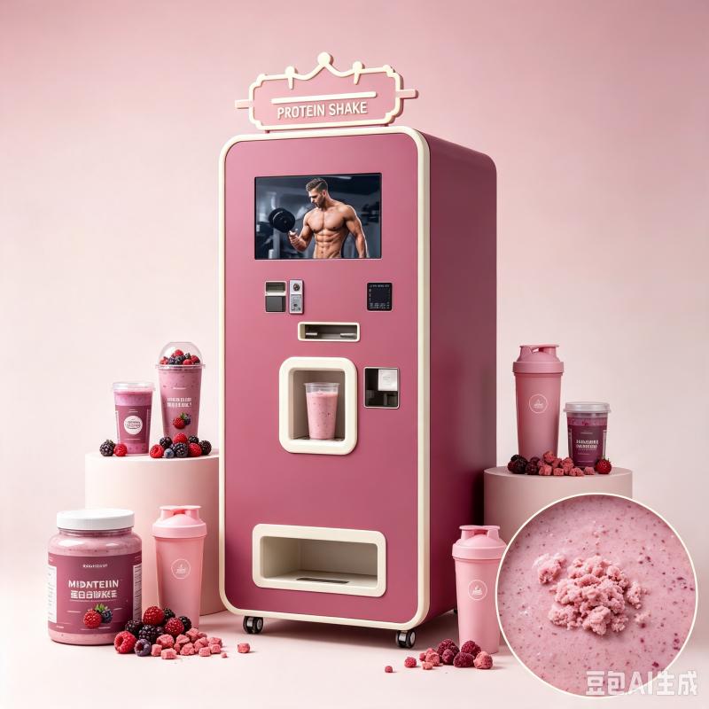 Fitness Nutrition Protein - Protein-Shake-Automat Angepasster Intelligenter Nahrungsergänzungsgetränke-Spender Hochgeschwindigkeitsmixer für
