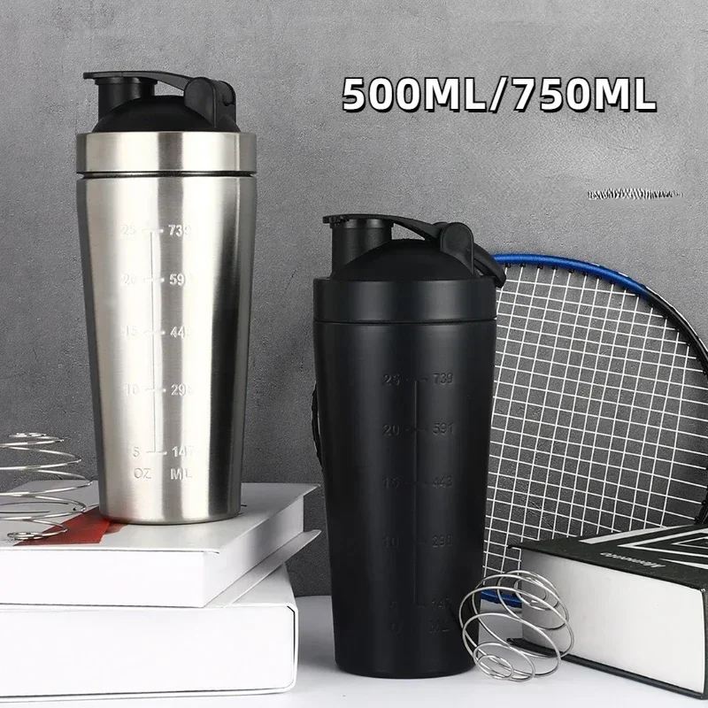 Fitness Nutrition Protein - Edelstahl Protein Shaker Tasse Tragbare Fitness