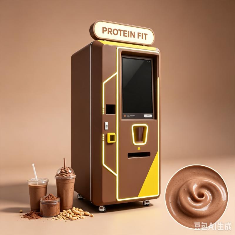 Fitness Nutrition Protein - Maßgeschneiderter Protein-Shake-Automat mit Automatischer Pulverdosierung und