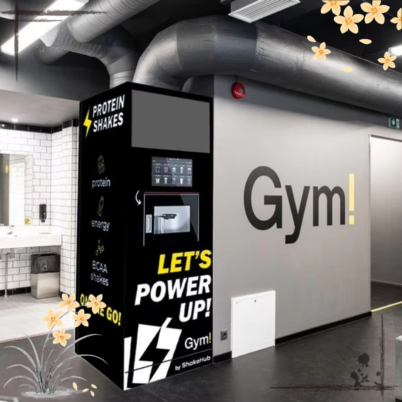 Fitness Nutrition Protein - Maßgeschneiderter Getränkeautomat für Nahrungsergänzungsmittel Automatischer Protein-Shake-Kiosk