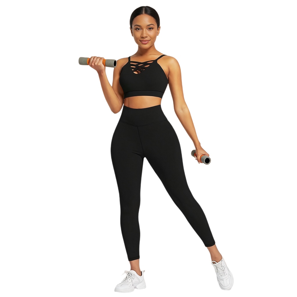 3-teiliges Damen Yoga Fitness  – Fitness & Nutrition Lab Bewertung und Preis