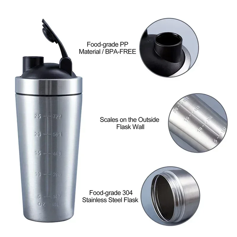 Edelstahl Protein Shaker Beche – Fitness Nutrition Protein Bewertung und Preis