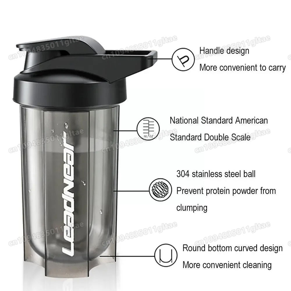 500ML Tragbare Protein Pulver  – Protein Shaker Bottle Bewertung und Preis