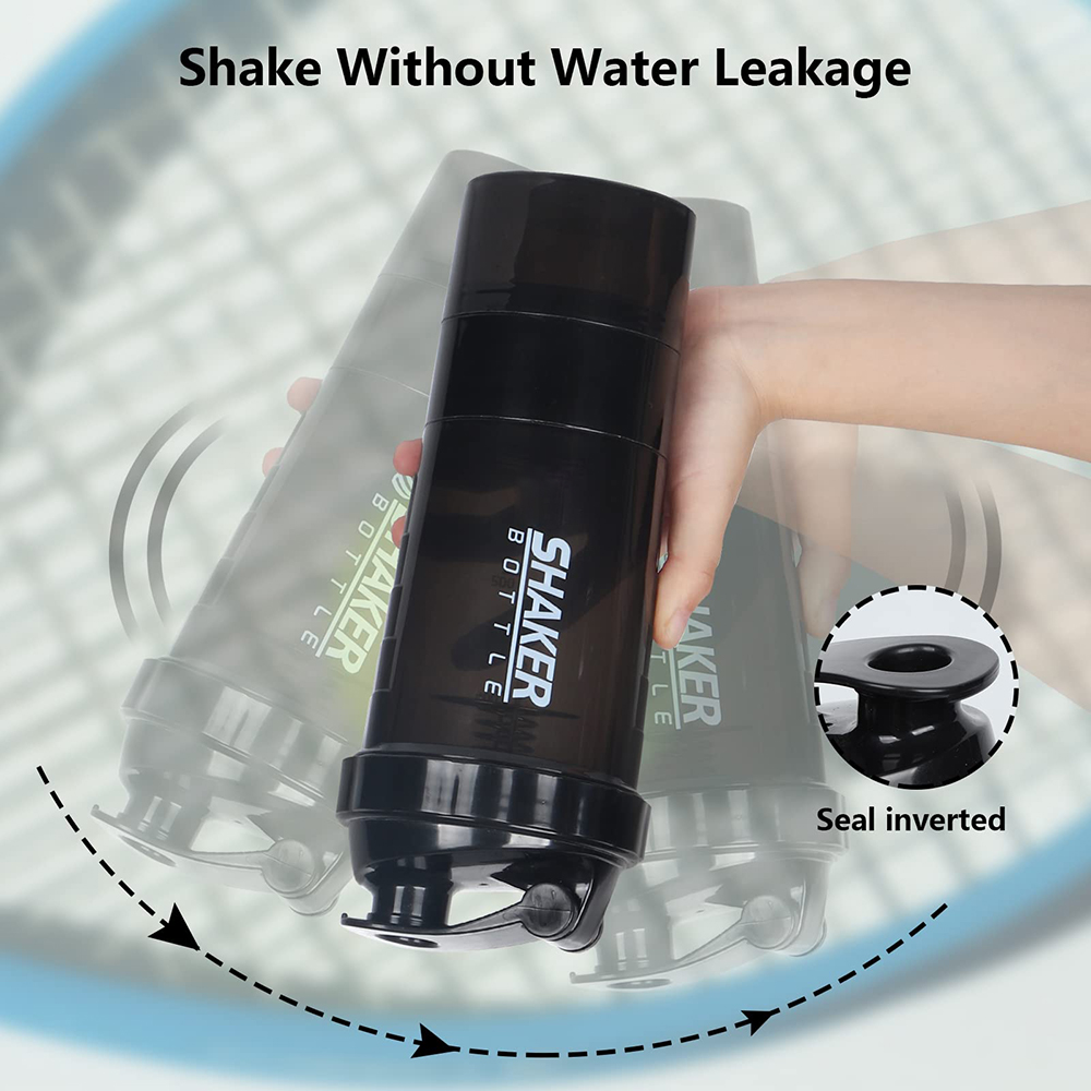 3 Schichten Shaker Protein Fla – Protein Shaker Bottle Bewertung und Preis